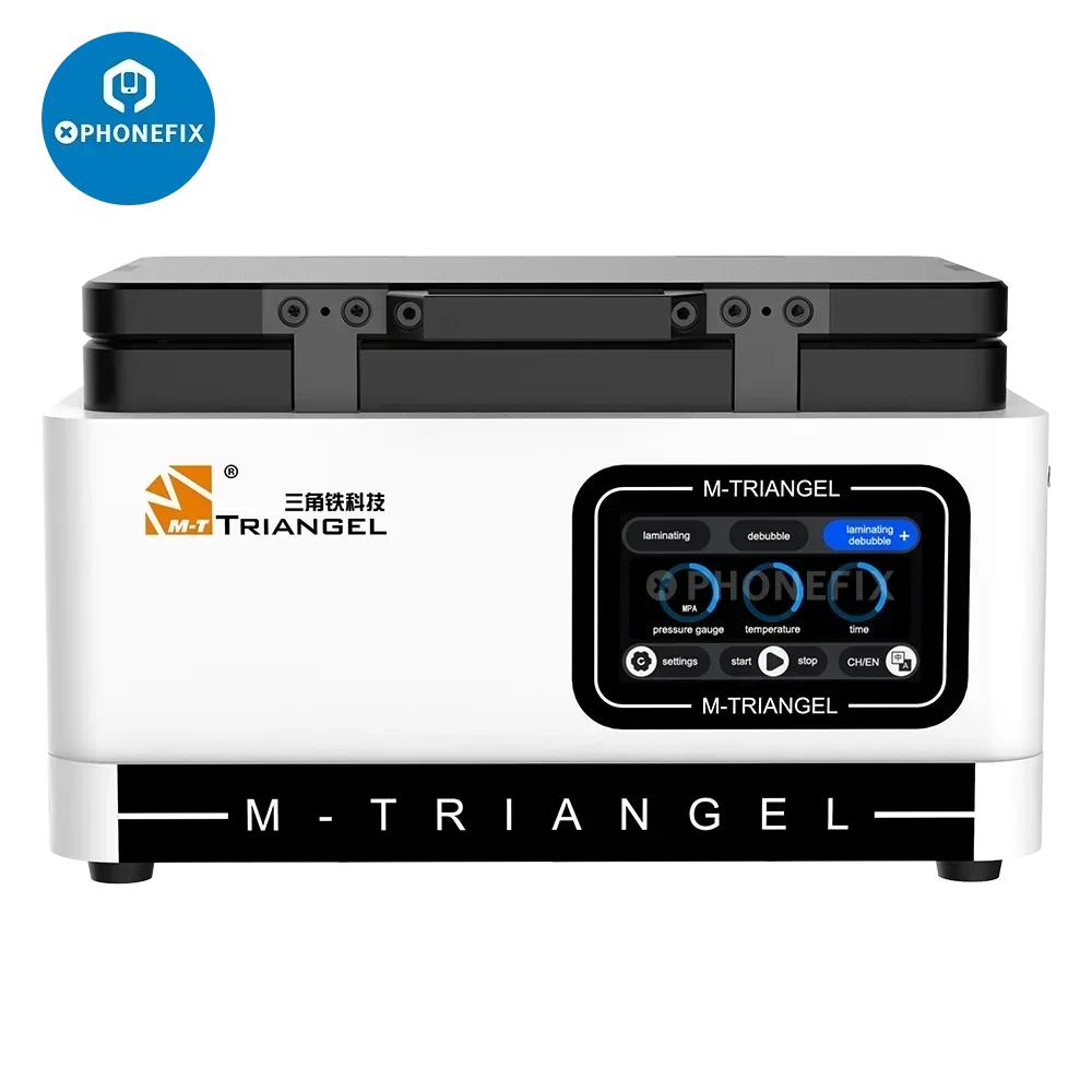 Máquina laminadora LCD M-Triangel MT-13 MT-16 MT-18, bomba de vacío integrada, sin necesidad de compresor de aire, reparación de pantalla plana curvada para teléfono