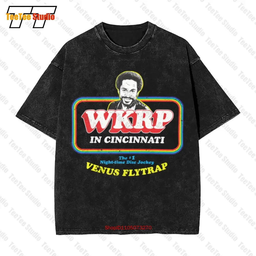 Venus Flytrap Wkrp In Cincinnati Softstyle Vintage Oversized T-Shirt E7OO
