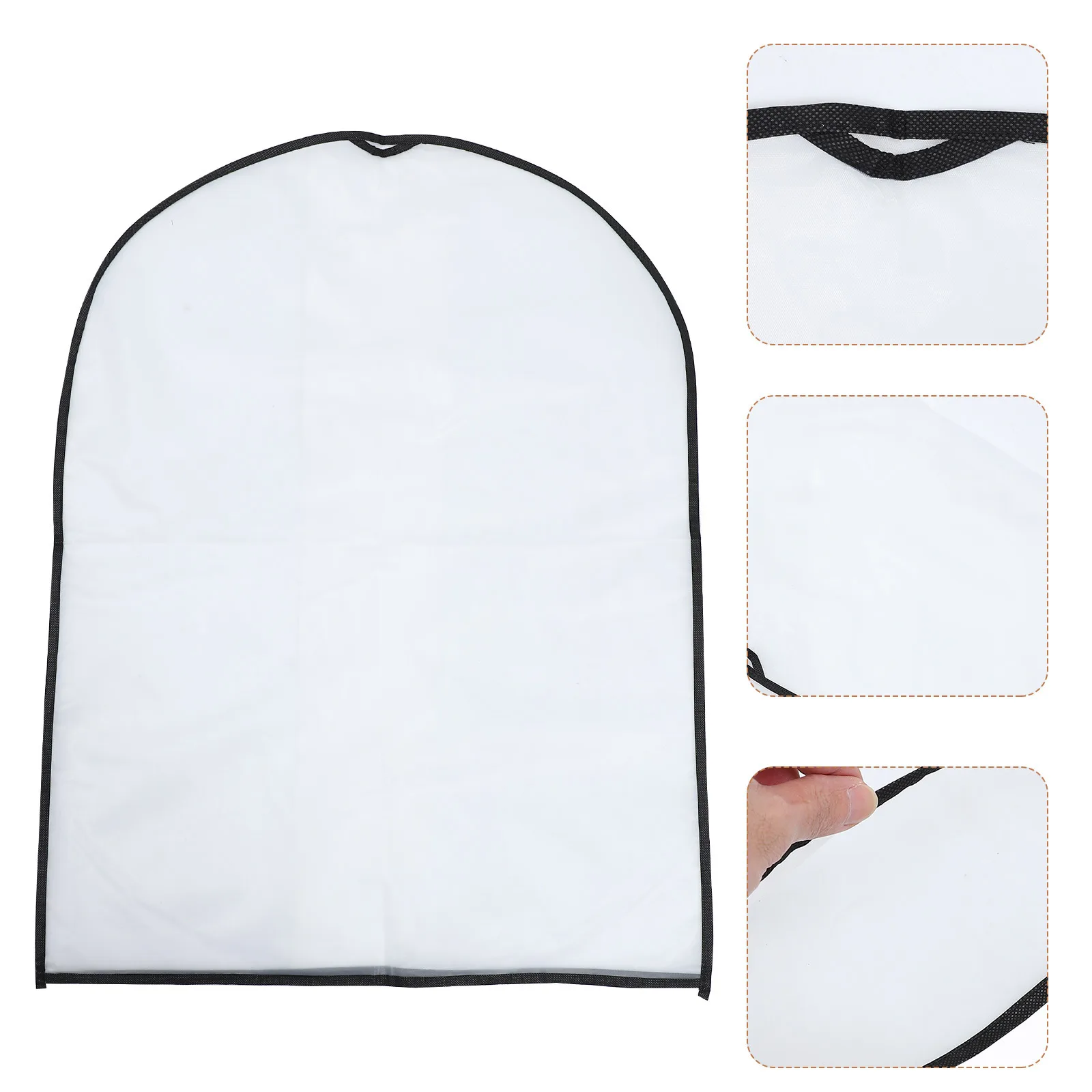 

10pcs Dust Cover For Clothes Premium Eva Reusable Foldable Clothing Storage Bag Home Wardrobe Travel Garment Cover