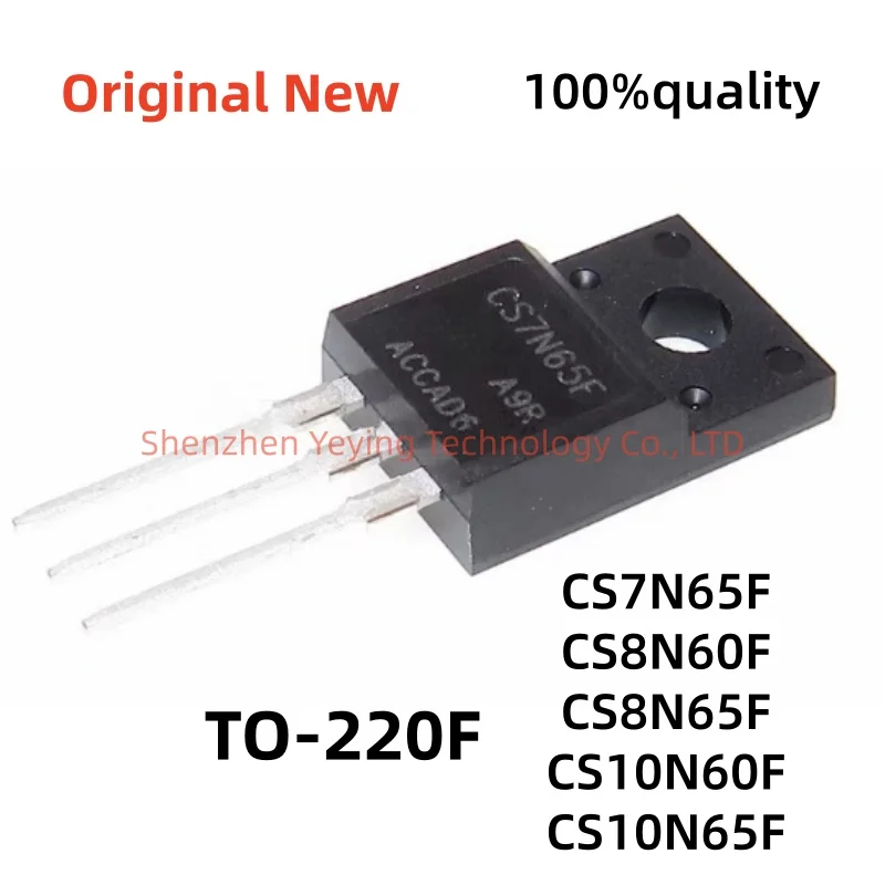 10 Peças/Lote 100% Novo Cs7N65F Cs8N60F Cs8N65F Cs10N60F Cs10N65F To-220F
