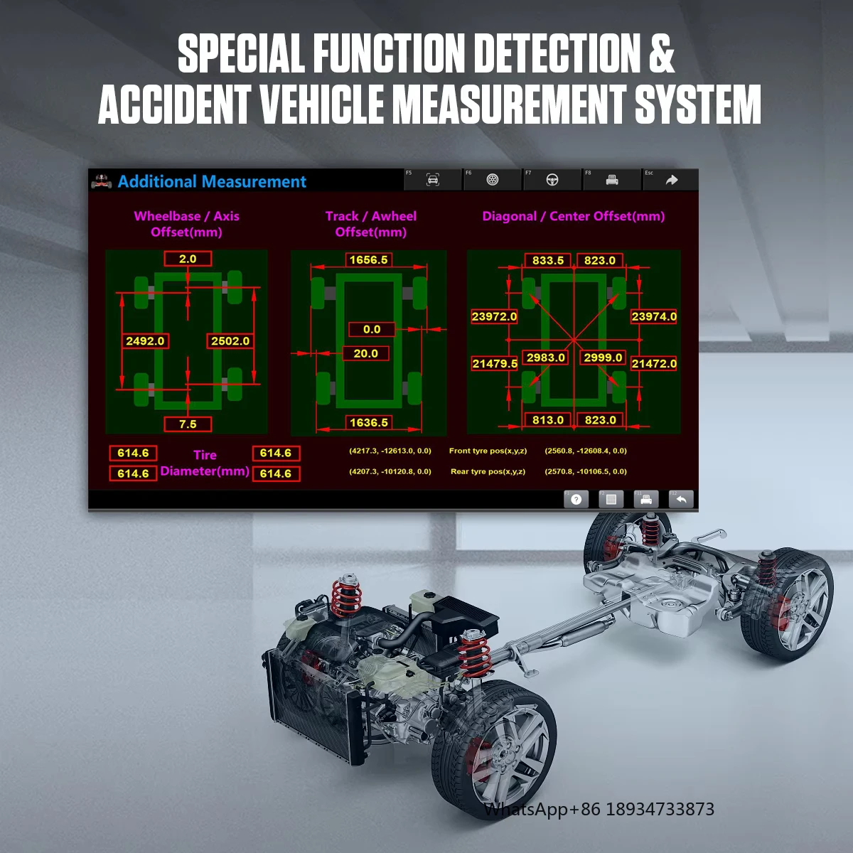 WA861 Lite 3D автомобильный вы – обзор и цена Wheel Alignment Machine