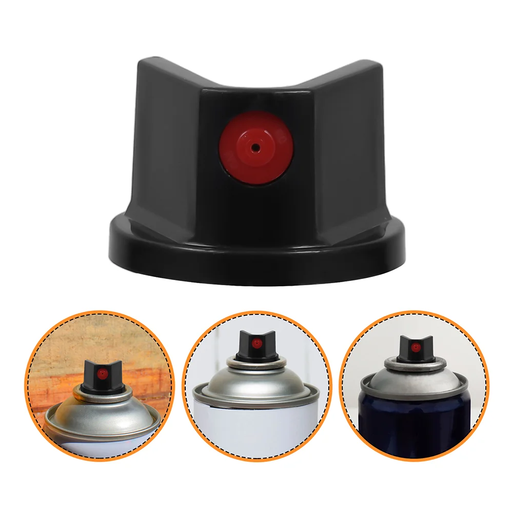 25 Pcs Aerosol Can Nozzle Spray Paint Tips Airless Sprayer Nozzles Pen Black Graffiti for Cans Shaker