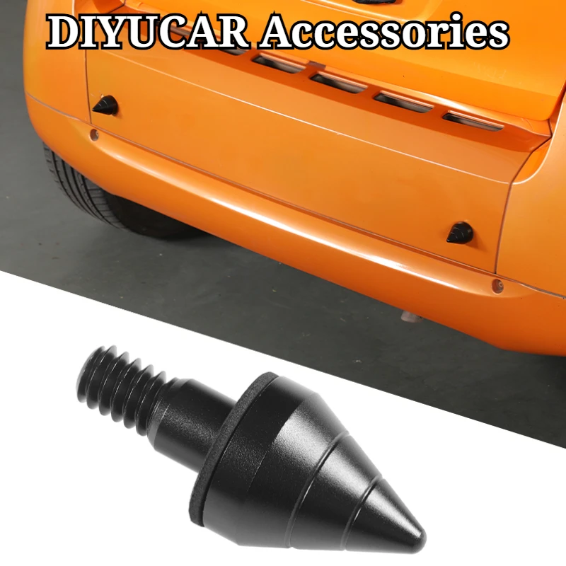 For Benz SMART Fortwo ED 451 W451 2009-2014 Car Sharp Head Rear Bumper Spike Guard Protector Trim Exterior Car Accessories 1pcs
