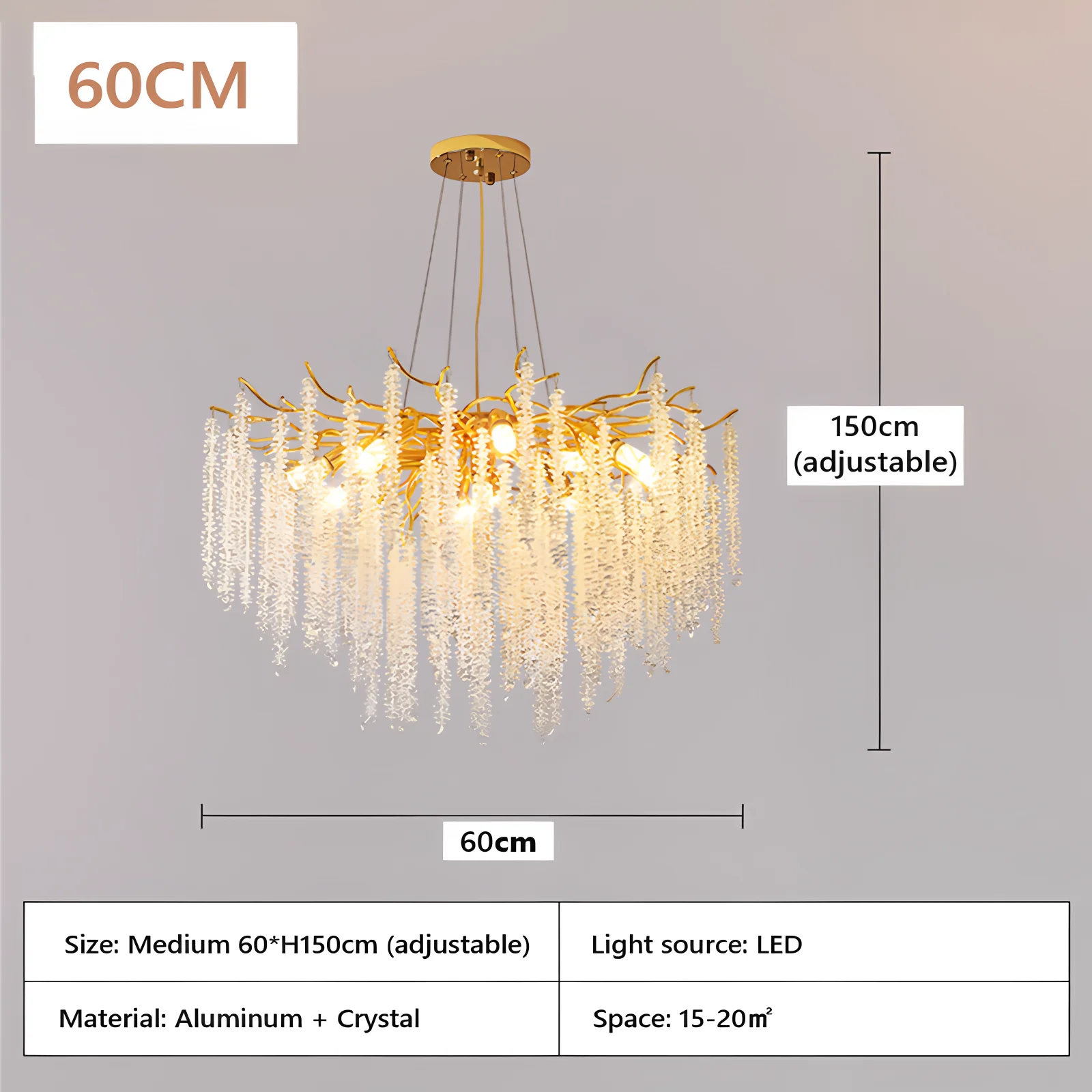 Moderne nieuwe kristallen kroonluchter binnen luxe kristallen led hanglampen woonkamer eetkamer slaapkamer decor hangende verlichtingsarmatuur