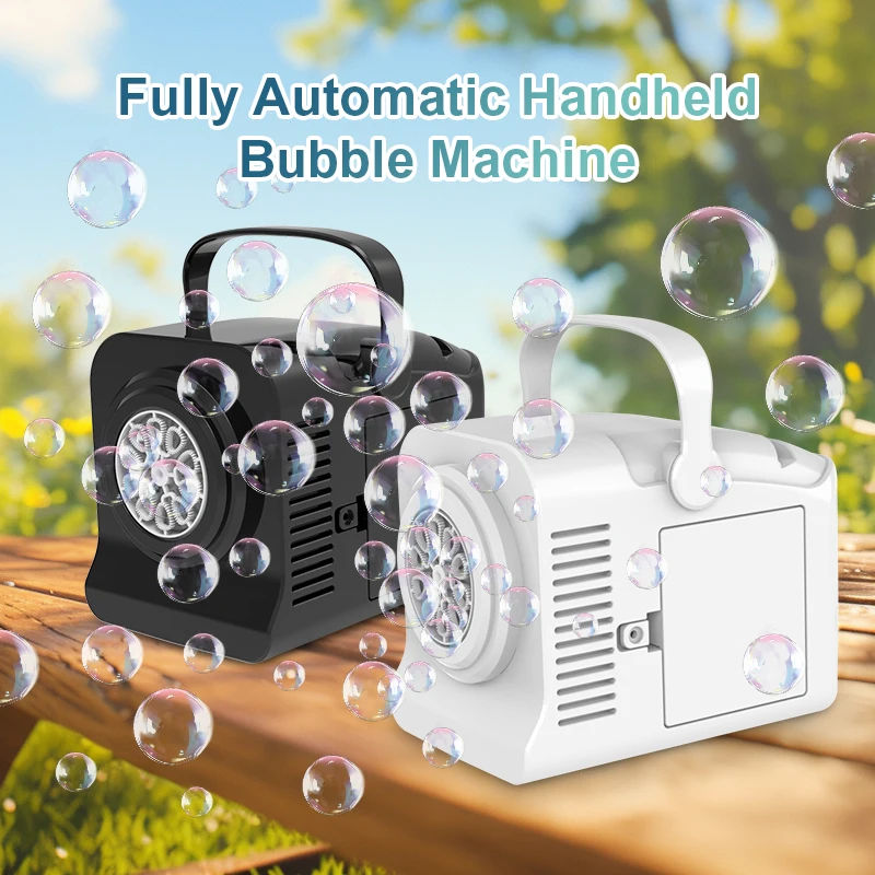 Children's handheld bubble machine toys outdoor bubble activities wedding props holiday gifts without batteries bubble water