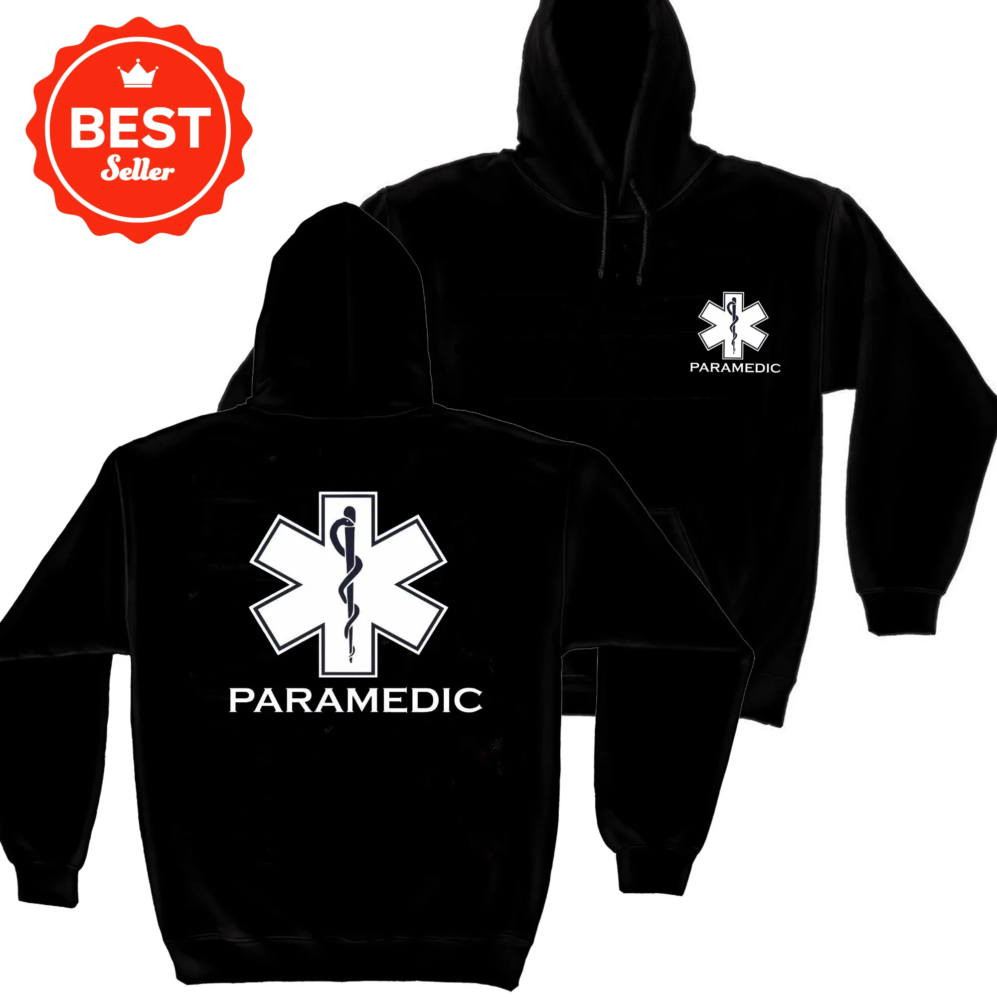 

Эмблема Звезды Жизни EMS EMT Медицинский Фельдшер Унисекс Пуловер Толстовка Новый 100% Хлопок Удобная Повседневная Мужская Рабочая Одежда