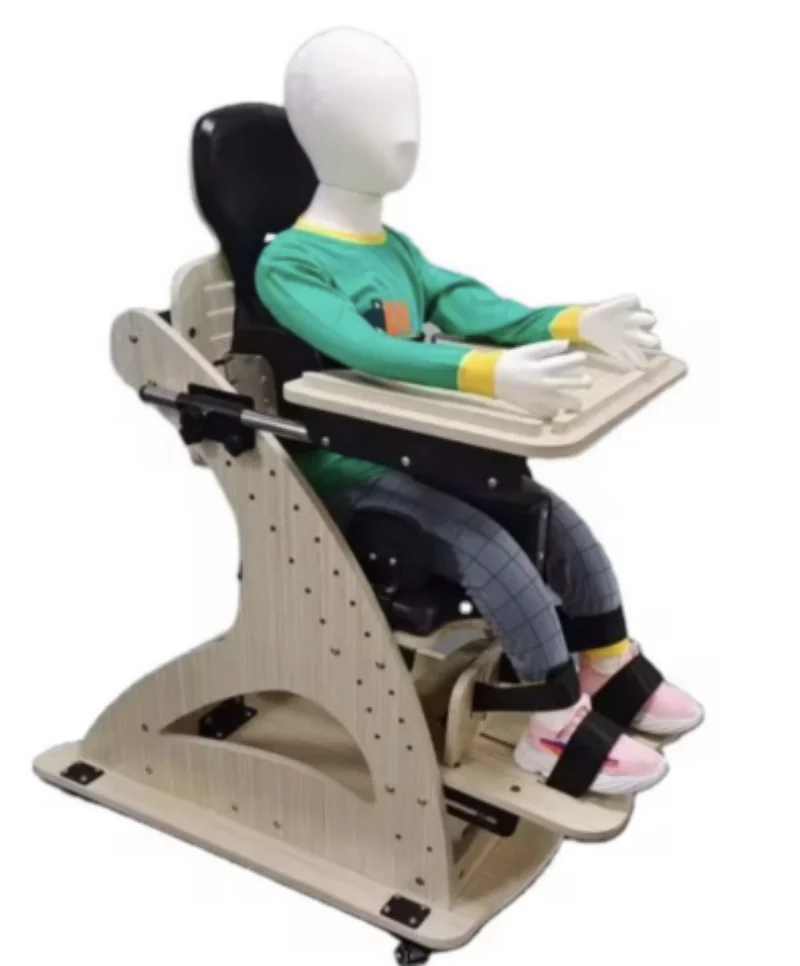 Adjus Cerebral Palsy Child Sitting Posture Correction Chair Handicap Support