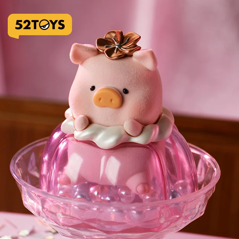 

Подлинная консервированная свинья 52TOYS LuLu, пятизвездочная ресторанная серия, цветок Ян, желе, фея, подвесная открытка, декор для комнаты, рабочего стола, подарок на день рождения