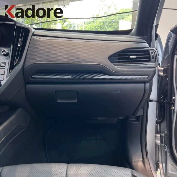 For Subaru Forester 2025 2026 Front Center Control Dashboard Stripe Cover Trim Interior Car Sticker Accessories (LHD)