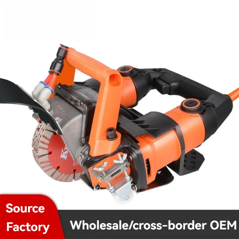 5200W Slotting Machine Dust-free Water and Electricity Installation Engineering Wall Slot Slotting Concrete Dust-free wet tools