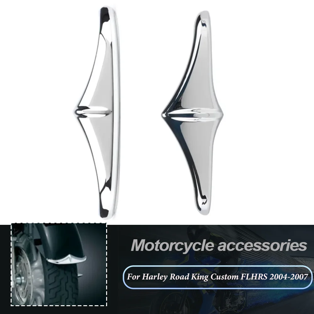 Motorcycle Front Rear Fender Trailing Leading Edge Tip Trim Accent Case For Harley Electra Road Glide Road King Street Glide