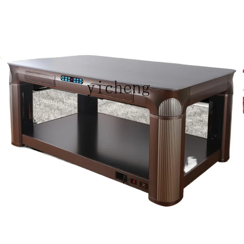 XL multi-function heating table electric heating coffee table living room intelligent voice remote control lifting electric