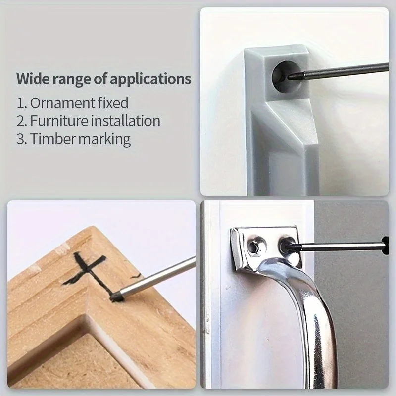 أقلام تحديد دائمة ذات طرف طويل، أدوات وضع علامات دقيقة، مثالية لمشاريع DIY، للاستخدام الاحترافي، مقاومة للماء، سريعة الجفاف