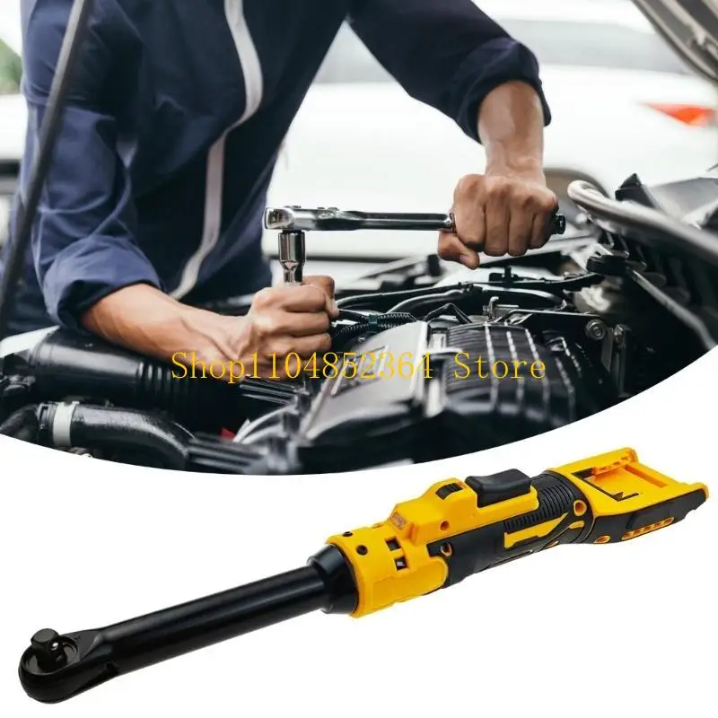 

652F 3/8 Cordless Ratchet Wrench 6inch Long Neck Wrench 40Ft lbs Torque 400RPM Speed