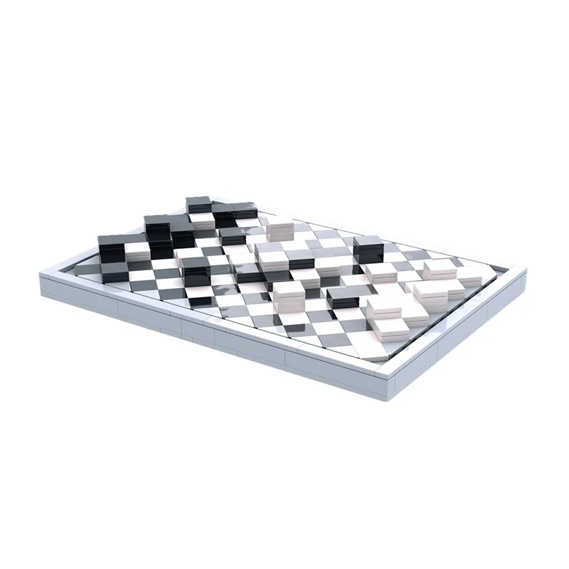 933PCS MOC Creative Model Kingdom Hearts Alba Ater Chess Small Building Blocks Assembly Building Blocks Display Birthday Gift - view 2