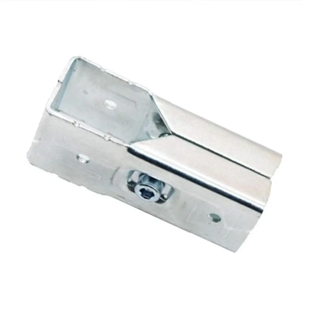 Galvanized Steel Square Tube Connector Non Welding Non Punching Elbow Fixed Buckle Fixed Buckle Adjustable Pipe Joint Buckle