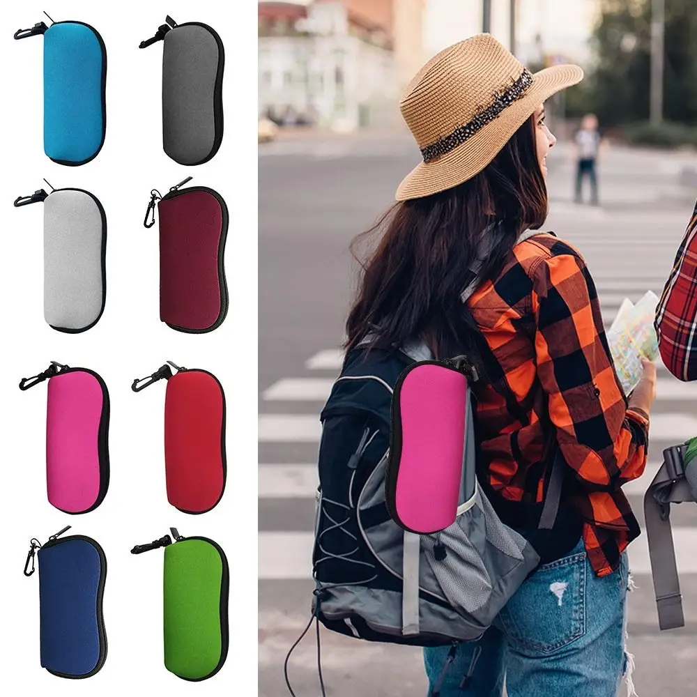 

Материал для дайвинга, коробка для очков, защитный чехол, модный чехол для очков для близорукости, защита от падения, кошелек на молнии, защита для очков