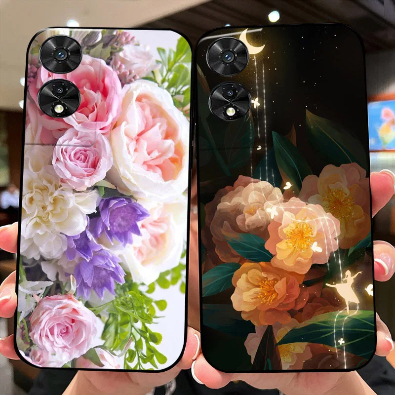 Cases For TCL 50 5G / 505 / 50 SE / 502 Cute Astronaut Fashion Shockproof Soft Bumper For TCL 50SE Coque For tcl 502 Phone Cover