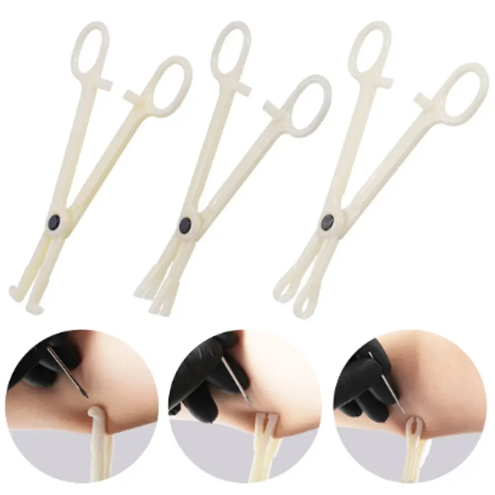 Puncture Tool Body Jewelry Forceps Plier Clamp Open Septum Professional Clamp Ear Lip Navel Nose Piercing Tool