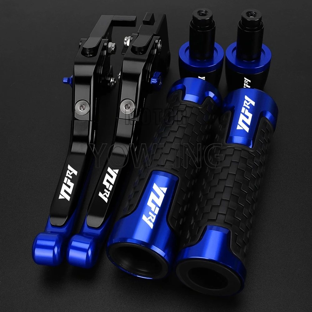 

Motorcycle Accessories CNC Brake Clutch Lever Handle Grips Ends For Yamaha YZF R1 YZFR1 R1M R1S 2015 2016 2017 20118 2019 2020