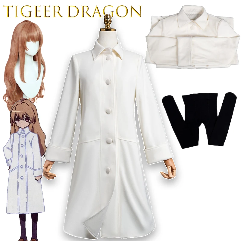 

TIGRER DR Wool AGON Taiga Aisaka Cosplay Costume Wool Coat Winter Windbreaker Faionable Party Outfit Anime Costume Christmas