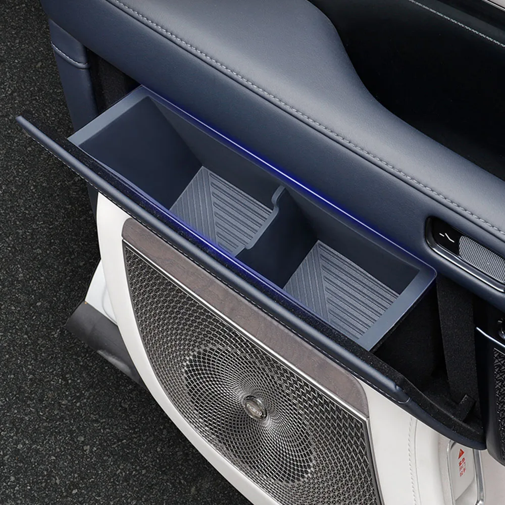 4 Pcs For ZEEKR 9X 2025 2026 Hidden Storage Box On The Car Door Car Modification Accessories Original Color Silicone Storage Box