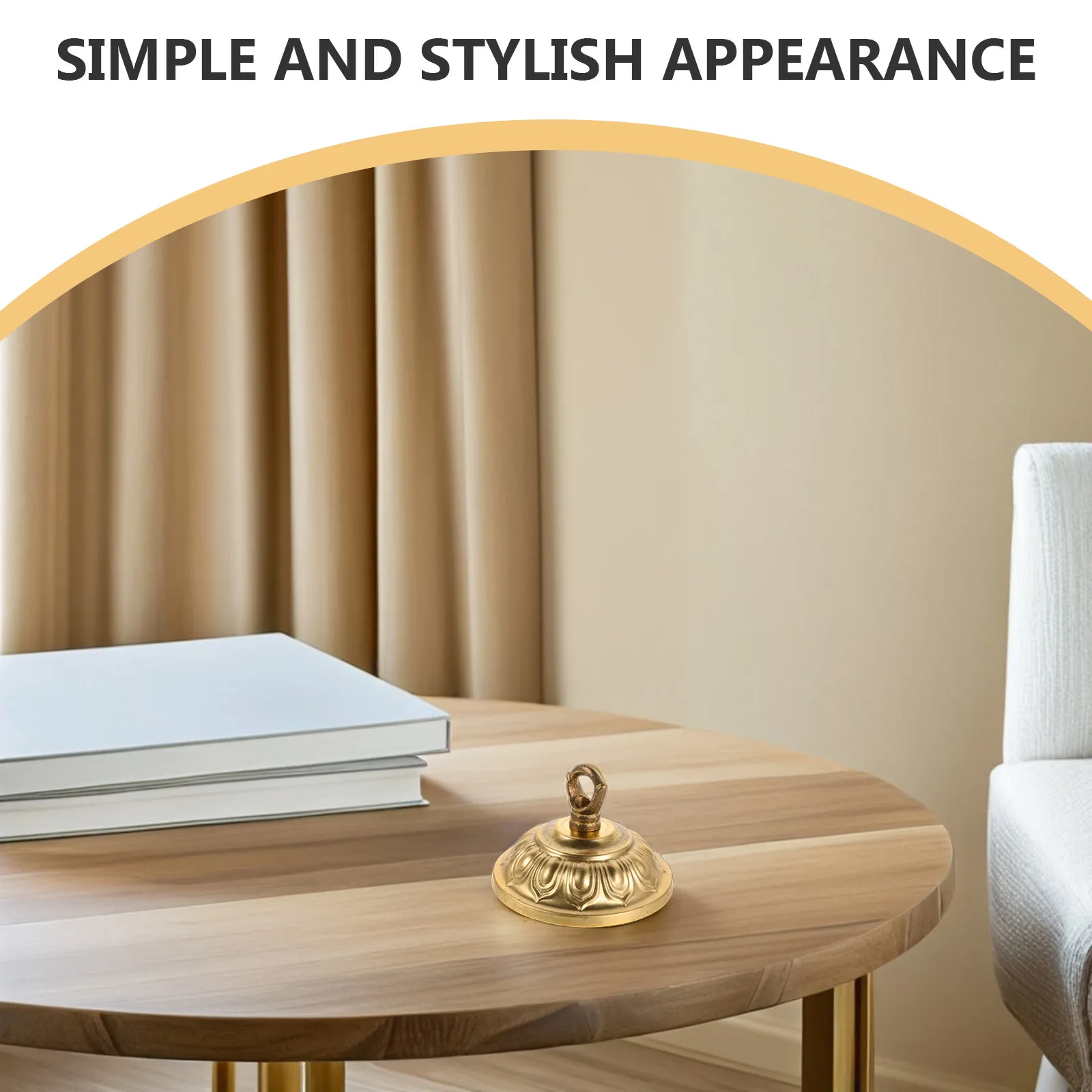 Pendant Lamp Copper Ceiling Light Canopy Base Holder for Living Room Bedroom Dining Room Hanging Light Fixture Accessories