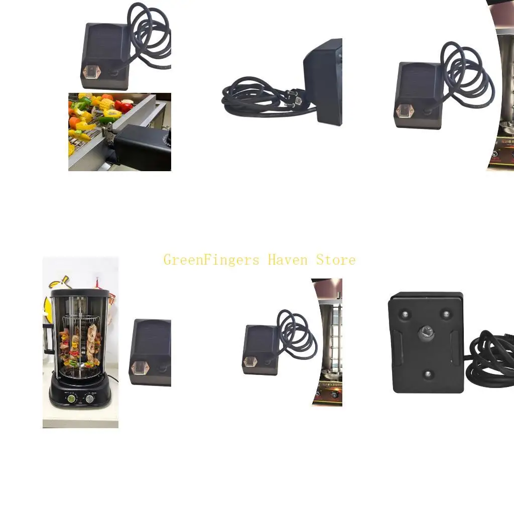 

F68D Heat Resistant Barbecue Spit Rotators 2.5RPM Portable Easy Installion Low Noise