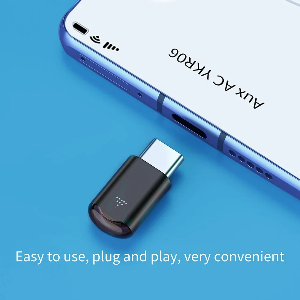 Pemancar IR yang Dikendalikan Aplikasi Cerdas untuk iPhone/Android, Adaptor Tipe C ke Inframerah untuk TV/AC/Kipas/Proyektor