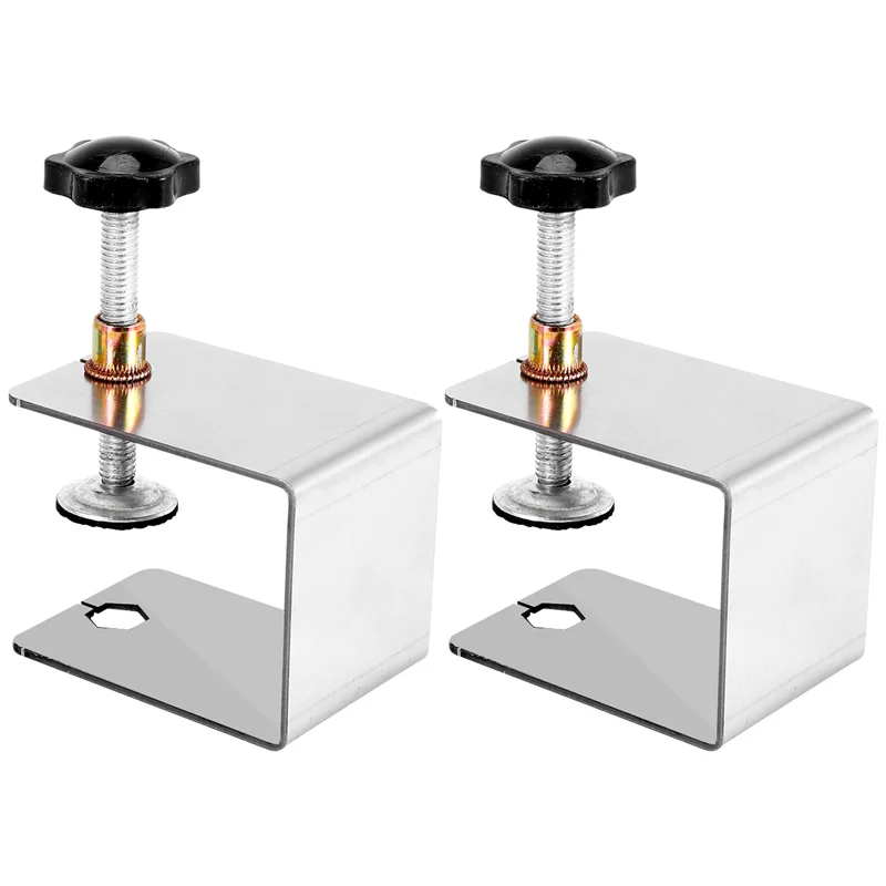ABLU-2Pcs Woodworking Jig Cabinet Tool Home Furniture Accessories Steel Drawer Front Installation Clamps Drawer Panel Clips