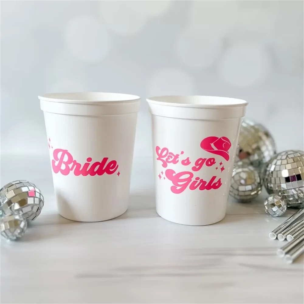 

Let's Go Girls Ready to Ship Bachelorette Party Stadium Cup - Nashville Bachelorette Party Cups - Stadium Plastic Cups - Bachelo