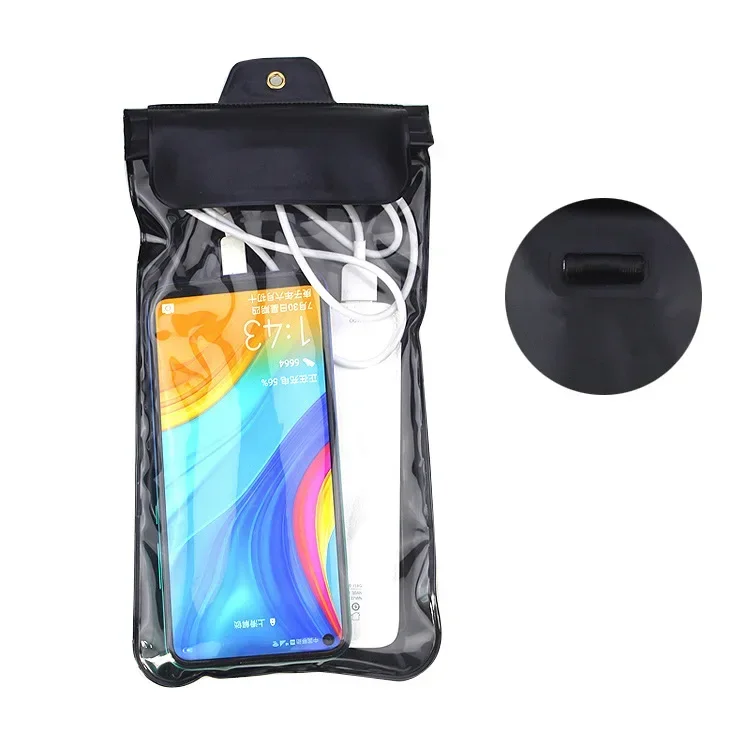 Floating Airbag Waterproof Swim Bag Phone Case for Iphone 11 Pro Max Samsung Xiaomi Mi Note 9 Pro Redmi Huawei P30 20 Lite Cover images - 6