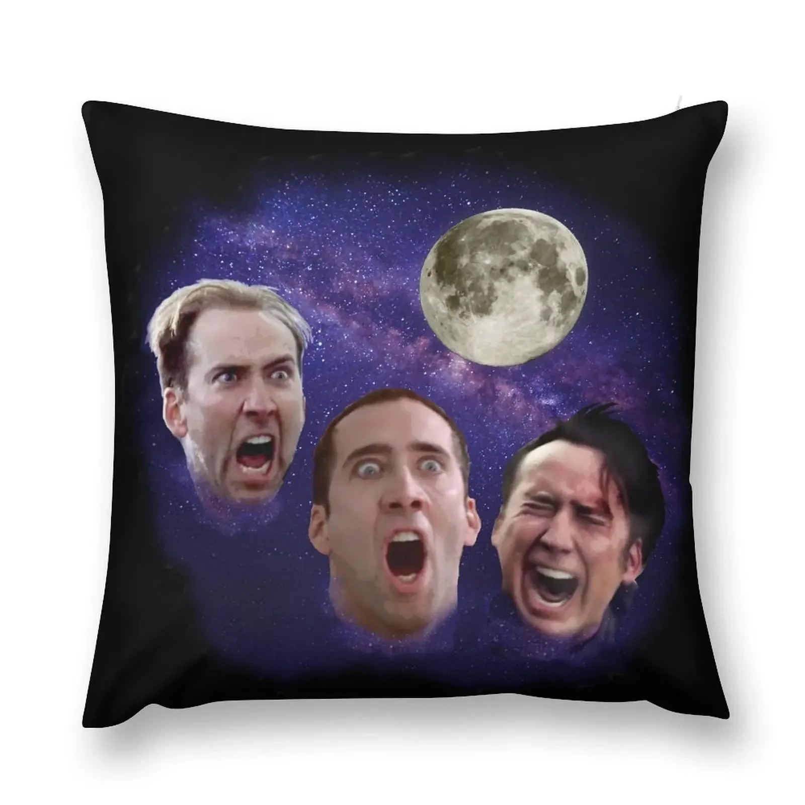 

Three Cage Moon Throw Pillow Marble Cushion Cover Decorative Sofa Cushions pillow