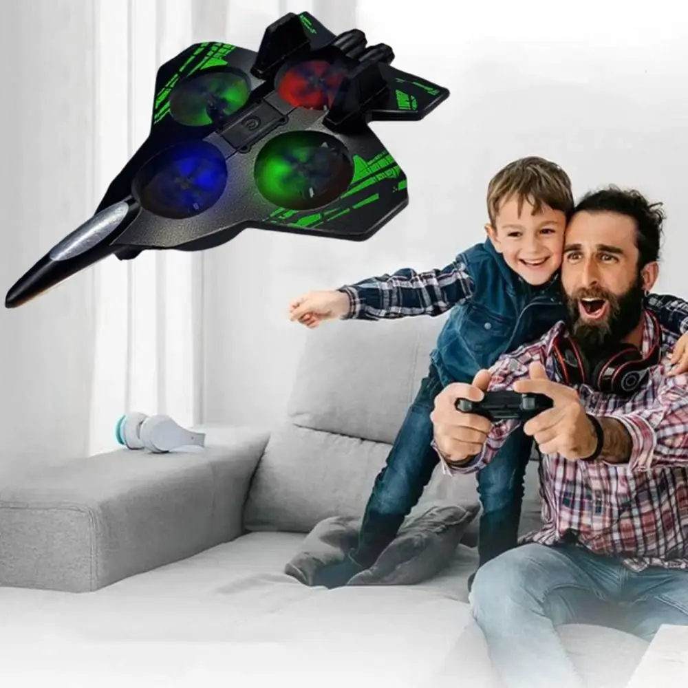

EPP Foam Remote Control Foam Fighter RC Drones Gravity Sensing Four Motor Helicopter Toy 2.4G Stunt Rechargeable