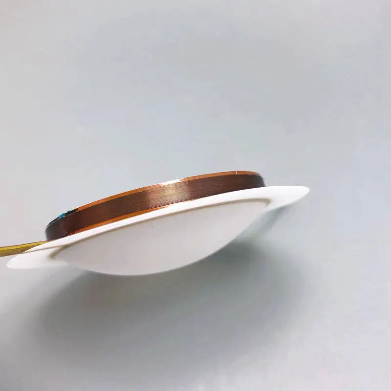 44.4mm tweeter voice coil - frameless high molecular white film - copper-clad aluminum flat wire - 44.5/44.4mm