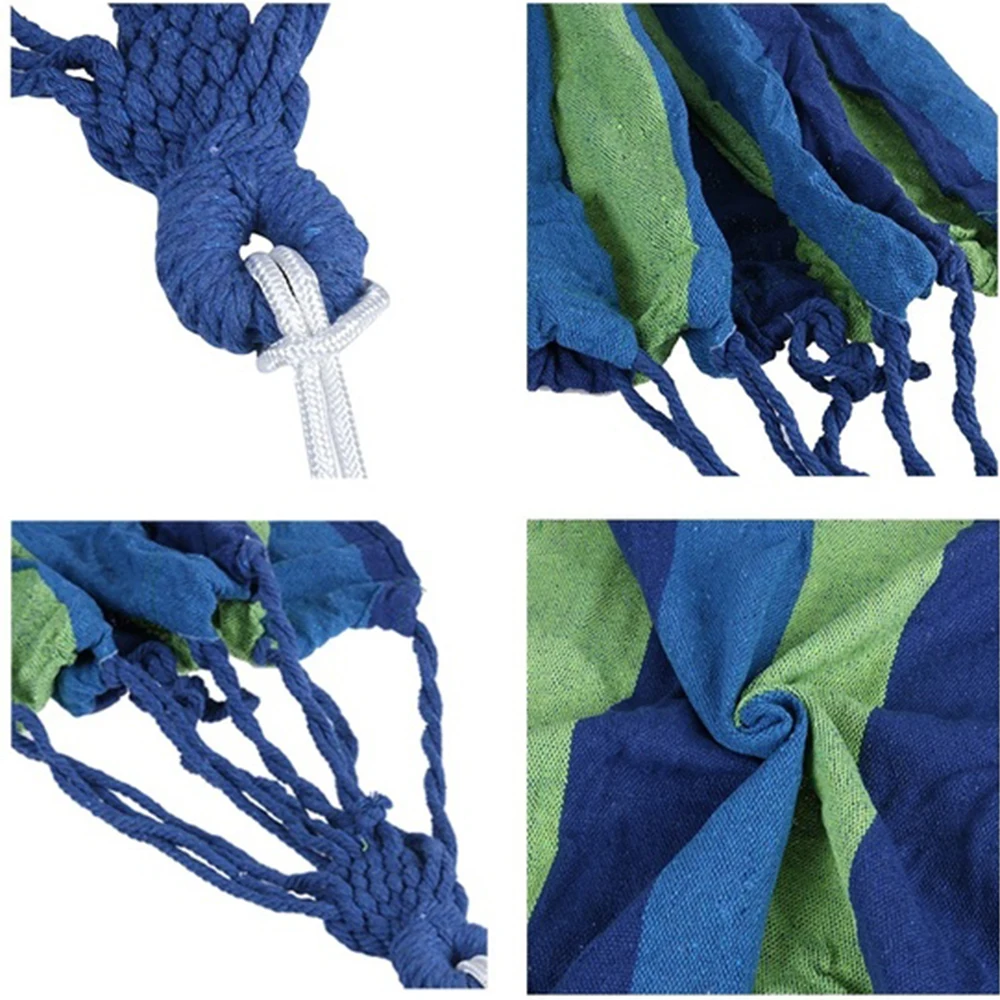 Colorful Travel Bedroom Home Garden Hanging Chair 120KG Fabric Hammock Chair Swing Seat Hanging Hammock Hammock Swings