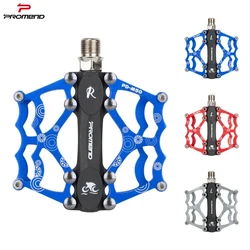 Promend MTB CNC Aluminum Alloy Peilin Bearings Big Flat Pedal Durable Lightweight Comfortable For Mountain Bike Road Gravel Bike