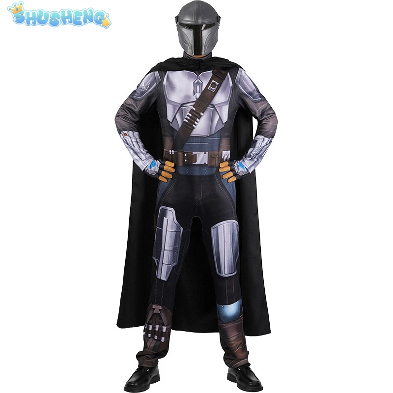 Din Djarin Cosplay Battle Suit Masculino, Capa de Armadura, Traje de Recompensa TV, Fantasia Roleplay, Vestir Fantasia, Roupas de Festa, Roupas