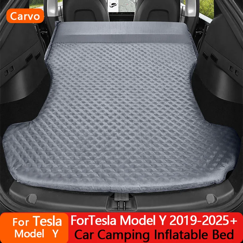 

Для новой модели Tesla Y 2019-2025 + Juniper надувной надувной матрас для кемпинга на открытом воздухе, надувная специальная замшевая ткань, автомобильная дорожная кровать