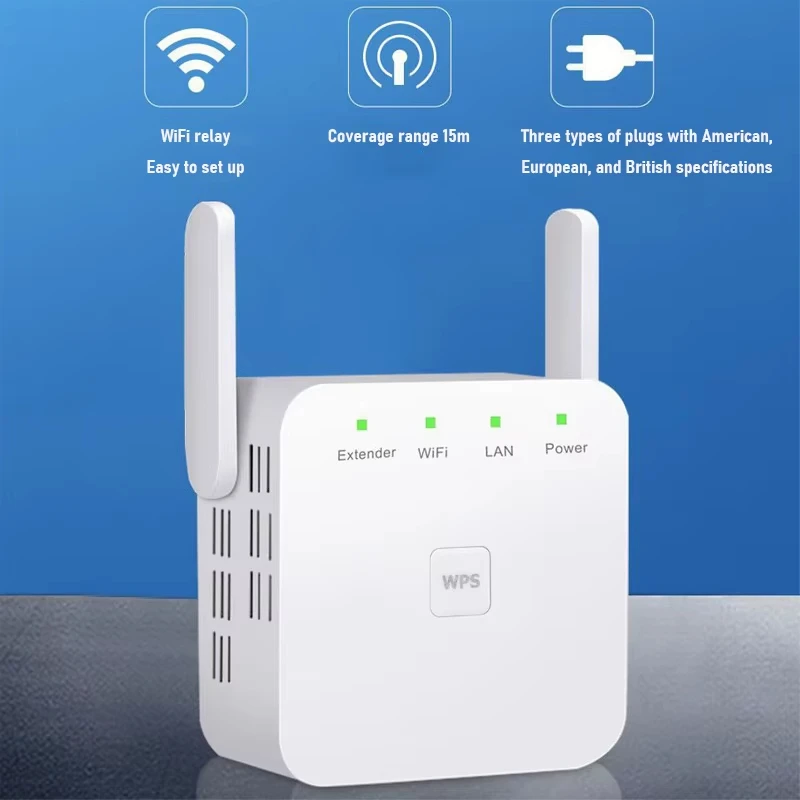 

300Mbps WiFi Amplifier Signal WiFi Extender Network 2.4GHz Long Range Wireless WiFi Repeater Wireless Eexpansion Equipment