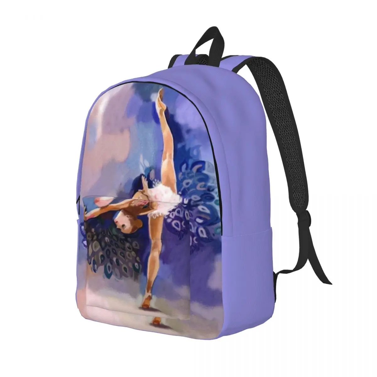 Gymnastics Ballet Art Backpack Painting Streetwear Backpacks Unisex Workout Print School Bags Designer Rucksack Xmas Gift