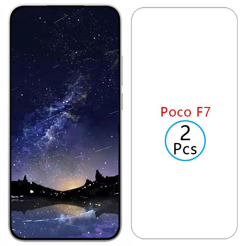 واقي شاشة من الزجاج المقسى لهاتف شاومي بوكو f7 على pocof7 f 7 7f 5g فيلم الهاتف glas 9h xiomi xaomi xiami poc pco