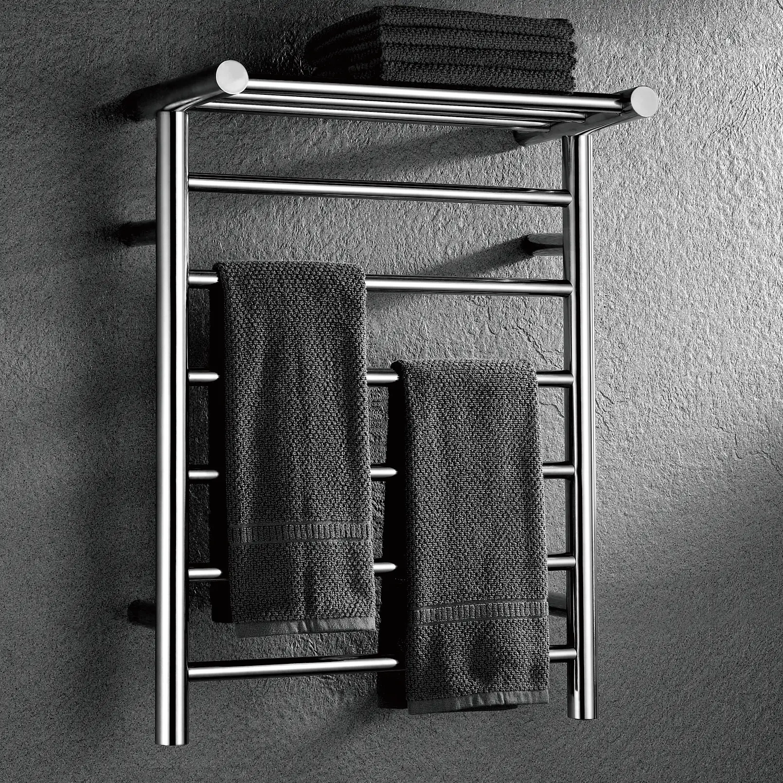 Manufacture High Quality Bathroom Toilet Vertical Heated Towel Rail Heating Bathroom Free Standing Electric Towel Rack