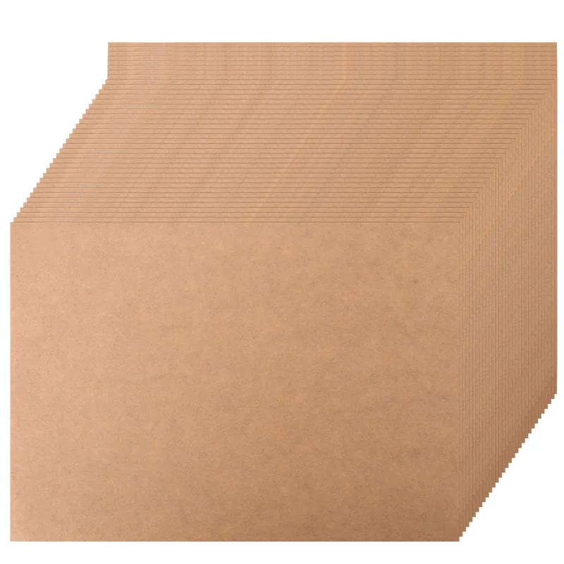 

A56P-100 Sheets A4 Kraft Printable Sticker Self Adhesive Sticker Label Paper Sheet For Laser Inkjet Printer Copier