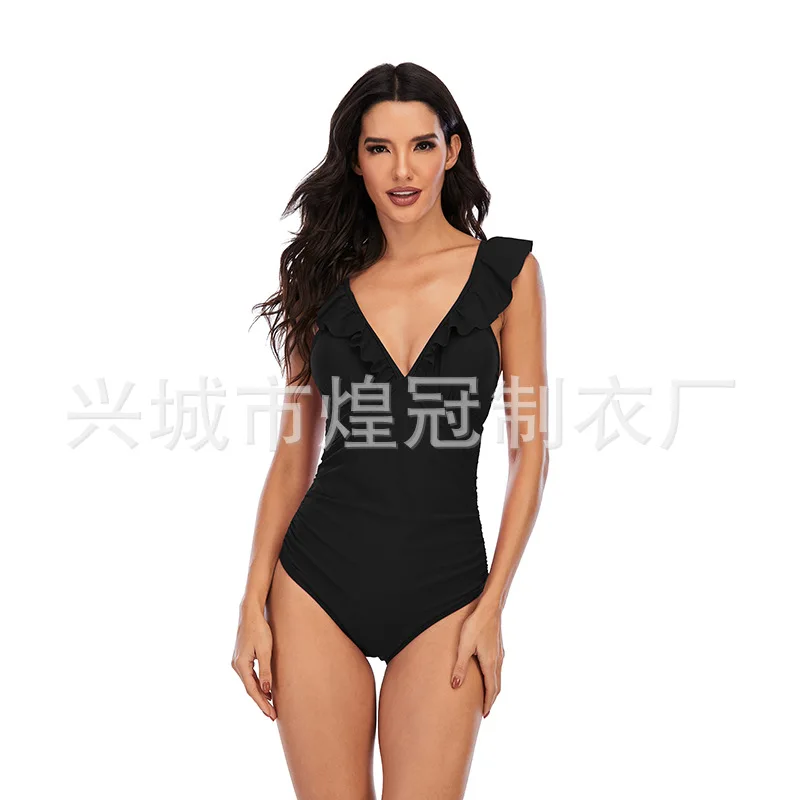 

New swimsuit female bikini large-size European and American sexy split swimsuit bikini