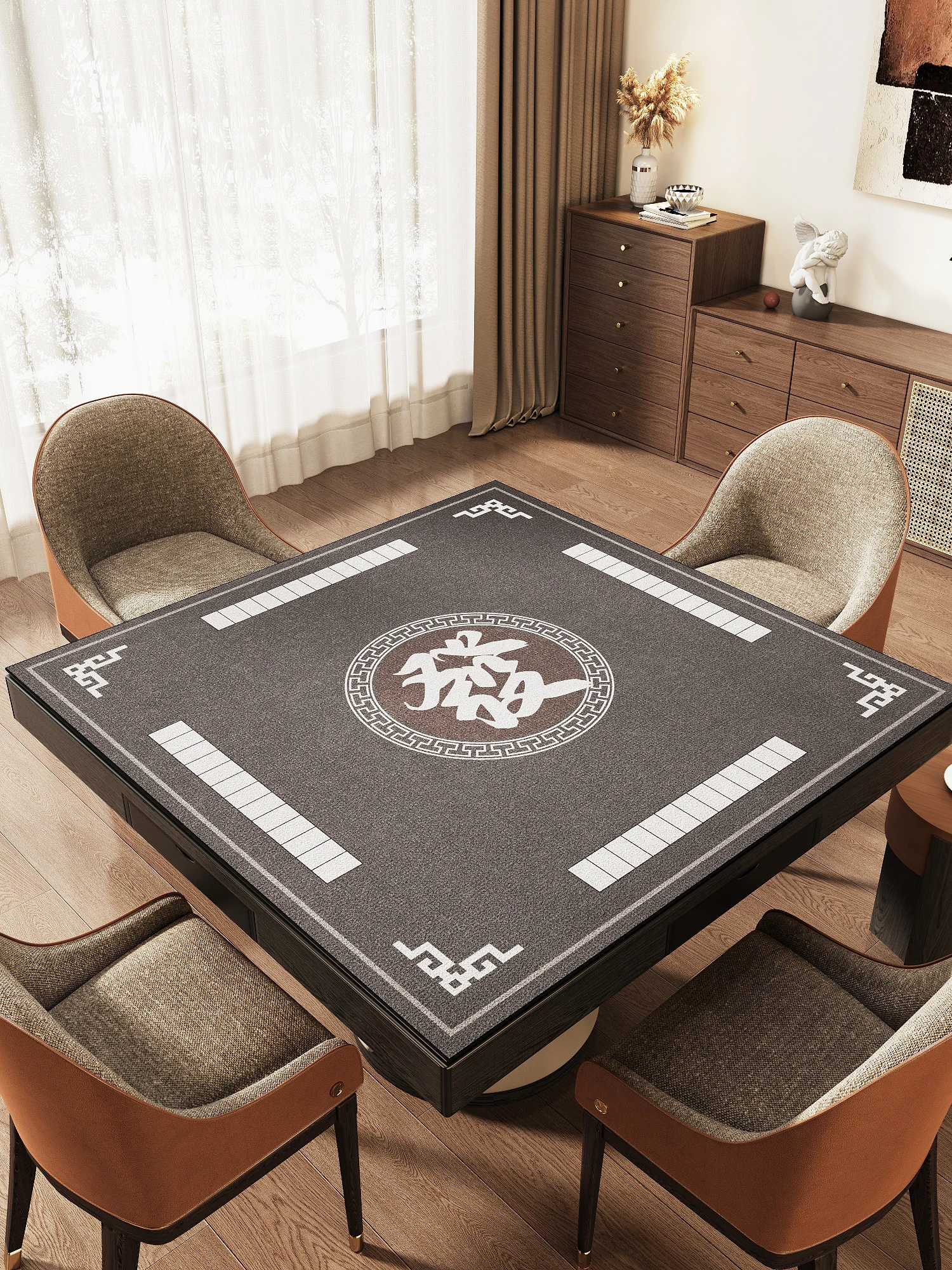 2025-new-square-thiened-anti-slip-tablecloth-for-mahjong-and-poker-games-dining-table-mat-rubber-bot-silicon-durable