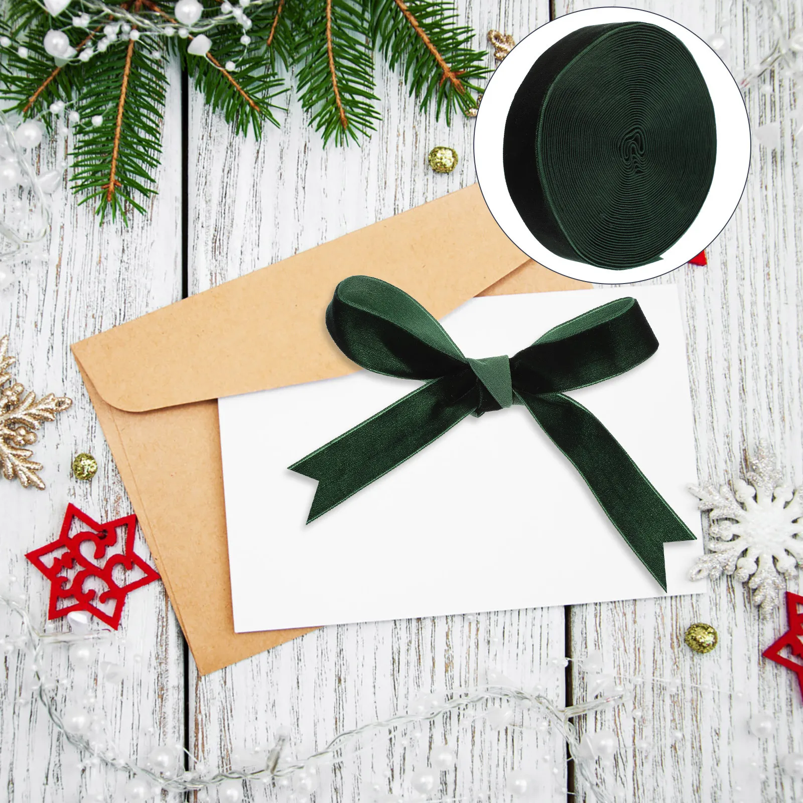 1 Roll Ribbon 5M Cuttable Diy Decorative Wrapping For Gift Box Flower Packaging Party Wedding Christmas Craft Table Decor