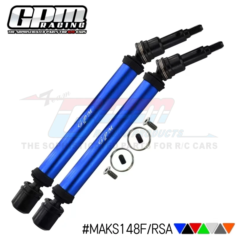 

GPM Harden Steel+Aluminum Front/Rear Adjustable Cvd Drive Shaft For ARRMA 1/10