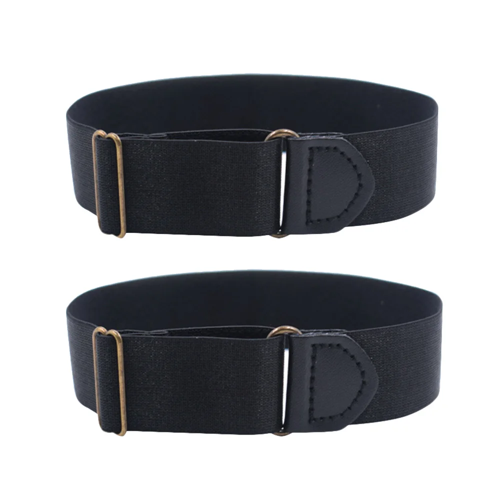 2 ชิ้น AntiSlip ShirtArmband ทนทานวัสดุพรีเมี่ยม LongTermUse FormalOffice Night EasyLock StrongClip FixGarter