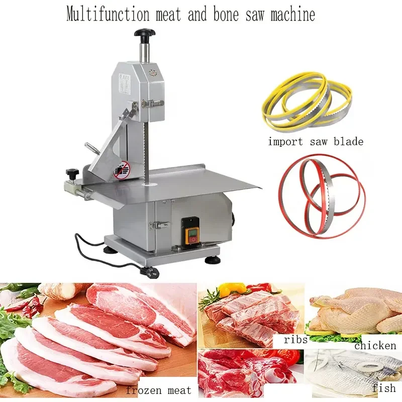 Hot Sale Bone Cutting Saw Meat Bone Cutter Bone Food Processing Machinery Automatic Industrial Small Meat Cutting Machine